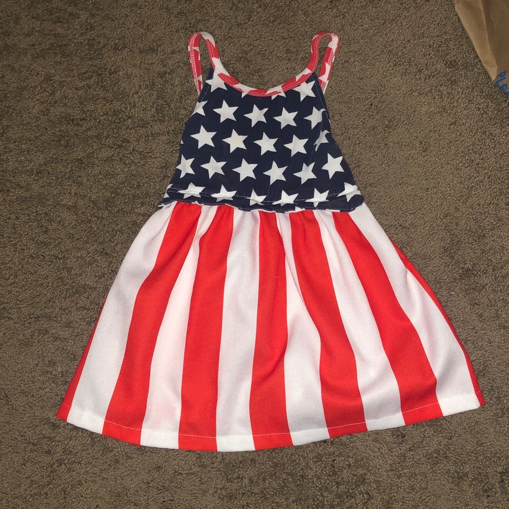 Toddler American Flag Dress